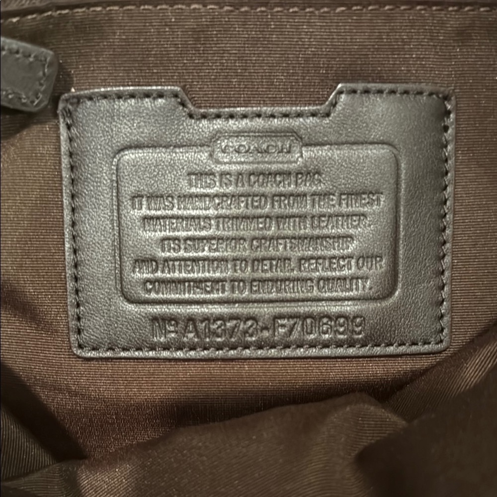 Coach Brown Signature Men's Bag - Picture 4 of 9